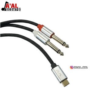 کابل پخش استریو تایپ Type C به بنون TS